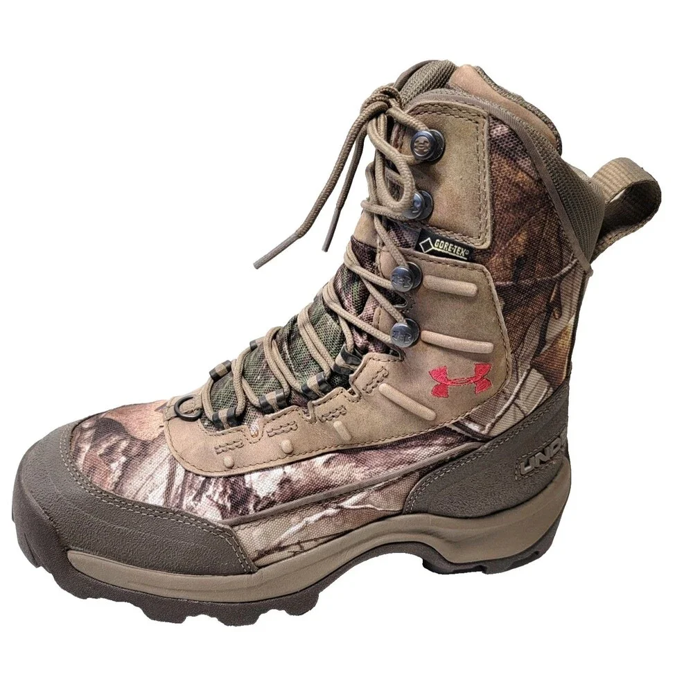 NWT Under Armour Brow Tine Hunting Boots 400g Primaloft Gore-Tex Womens 6 Camo